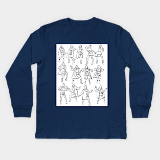 The January Jitterbug Kids Long Sleeve T-Shirt